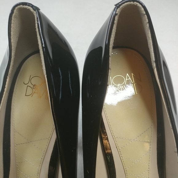 Joan & David Women 's black patent leather high he - Picture 8 of 8